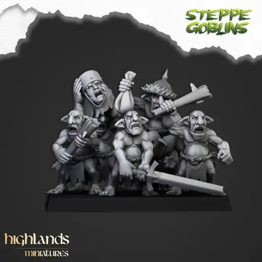 Highland Miniatures - Nuées de goblins des steppes - 