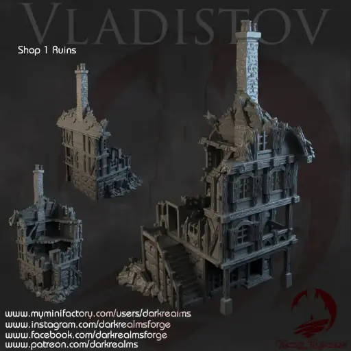 Dark realms - Vladistov - Boutique 1 en ruines