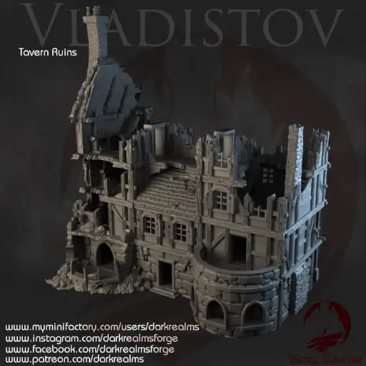 Dark realms - Vladistov - Taverne en ruines