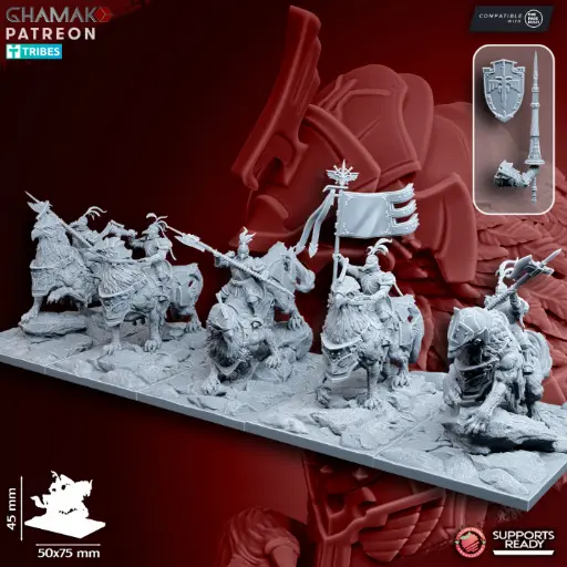 Ghamak - Fantasy - Empire - Chevaliers sur demi-Griffons