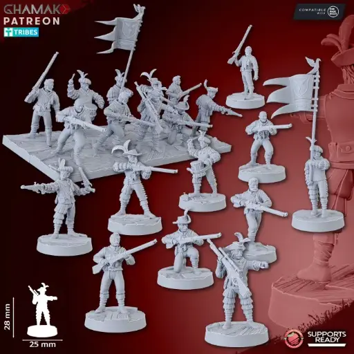 Ghamak - Fantasy - Empire - Arquebusiers