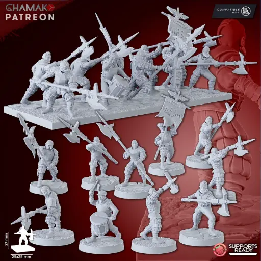 Ghamak - Fantasy - Empire - Hallebardiers