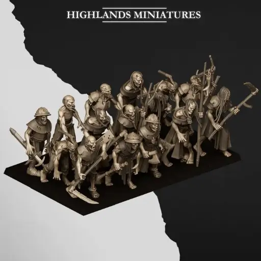 Highlands Miniatures - zombies V2