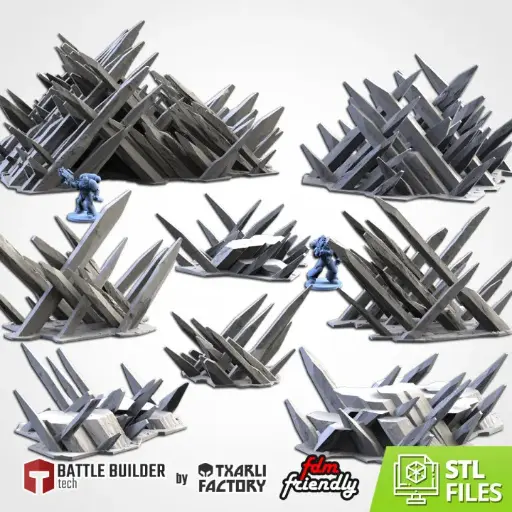 Txarli - Décors Fantasy - Cristaux de glace