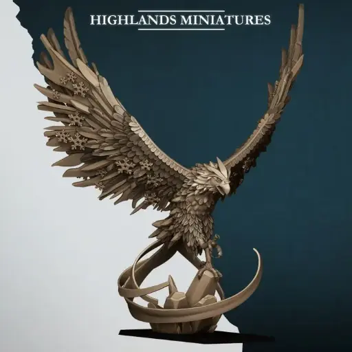 Highlands Miniatures - Phoenix de givre Haut elfe 