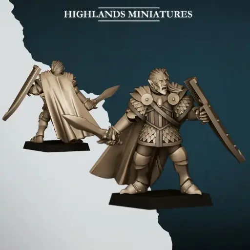 Highlands Miniatures - Prince haut elfe à pied