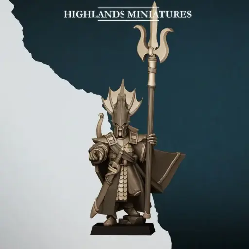 Highlands Miniatures - Seigneur haut elfe à pied