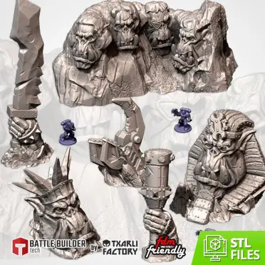 Txarli - Décors Fantasy - Monuments Orcs
