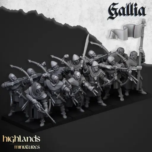 Highlands Miniatures - Bretons - Archers