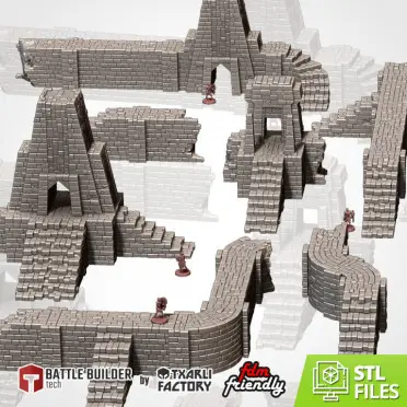 Txarli - Décors Fantasy - Bâtiments modulaires Jungle