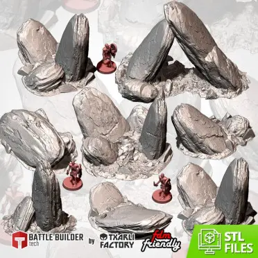 Txarli - Décors Fantasy - Terrains rocheux