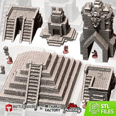 Txarli - Décors Fantasy - Batiment Jungle