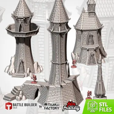 Txarli - Décors Fantasy - Bâtiments Elfes