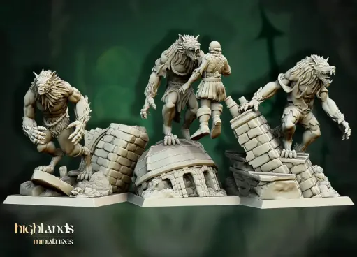 Highlands Miniatures - Loups-garous