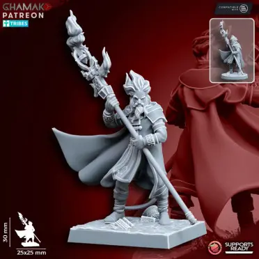 Ghamak - Fantasy - Empire - Sorcier à pied