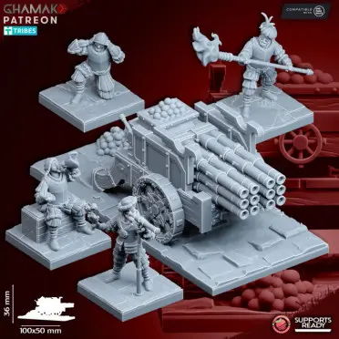 Ghamak - Fantasy - Empire - Canon à répétition