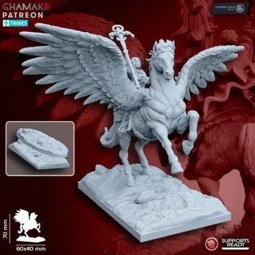 Ghamak - Fantasy - Empire - Mage sur pégase