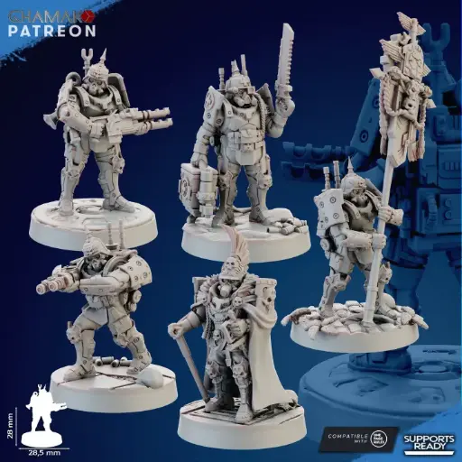 Ghamak - Iron Korps - Panzergrenadier Command Squad (X5)