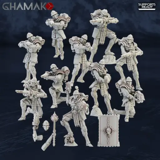 Ghamak - Martian Cult Gatekeepers Squad (X10)