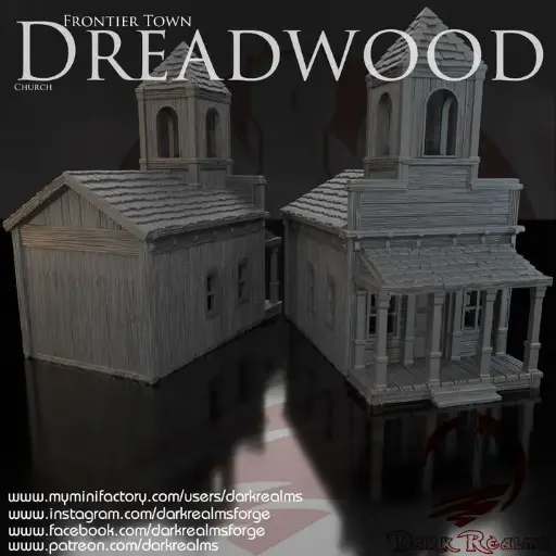 Dark realms - Frontier Town - Dreadwood Church 