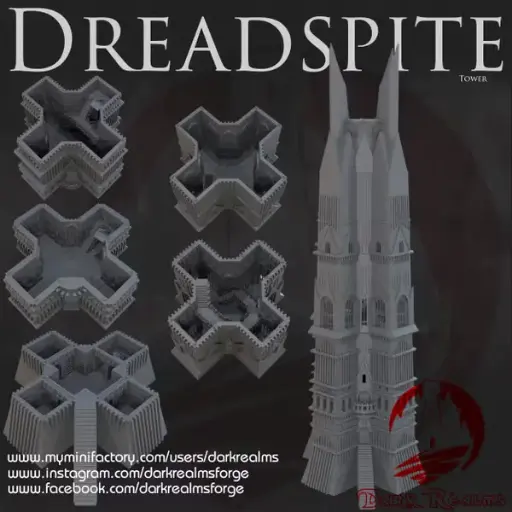 Dark realms - Dark Realms - Dreadspite -Tour du magicien 