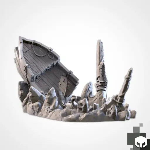 Txarli - Tour à dés - Epave de bateau