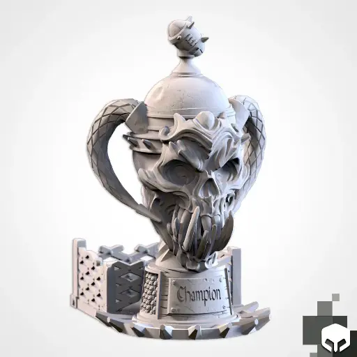 Txarli - Tour à dés - Trophée crane (Blood Bowl)